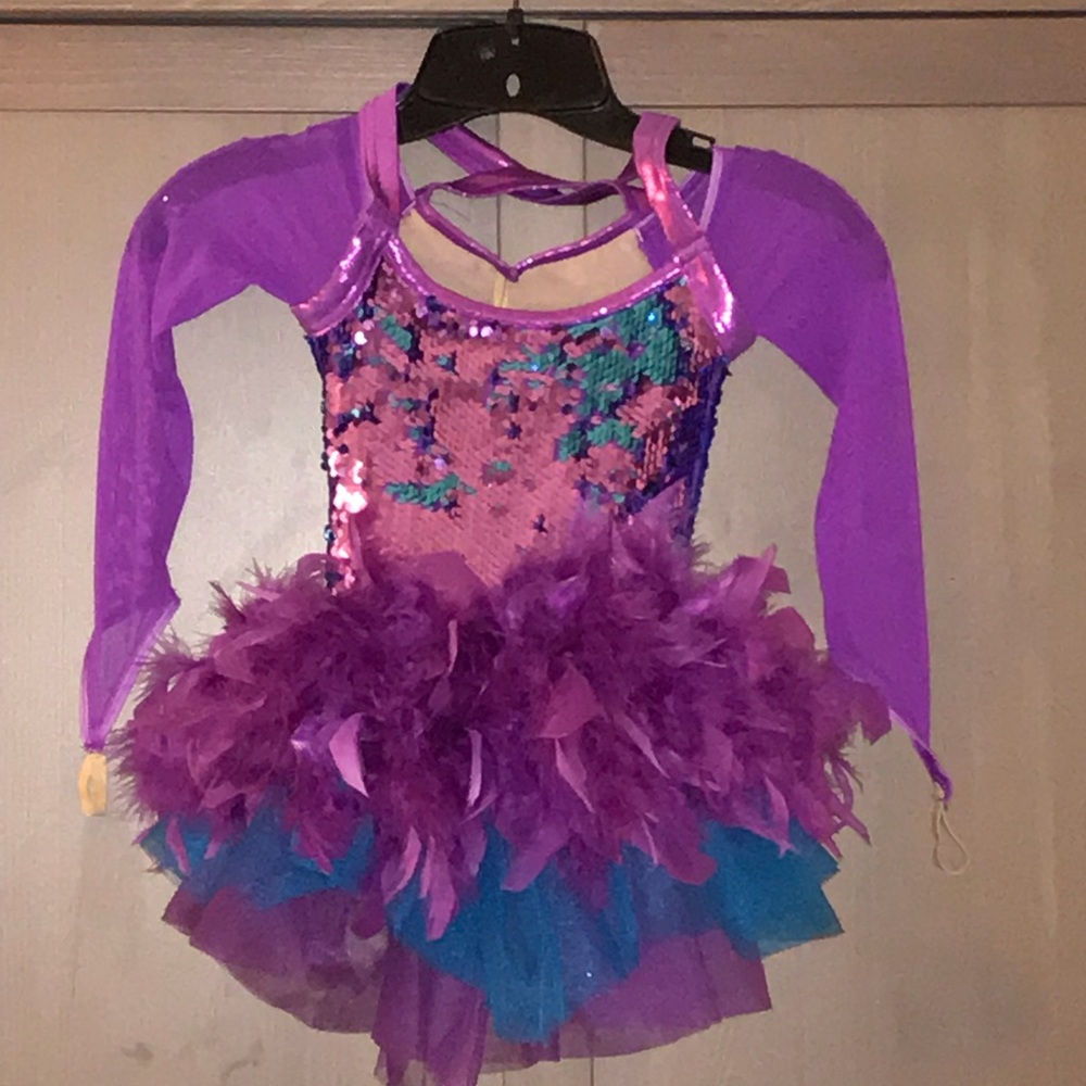 Parrot costume size small child (fits size 5-6).